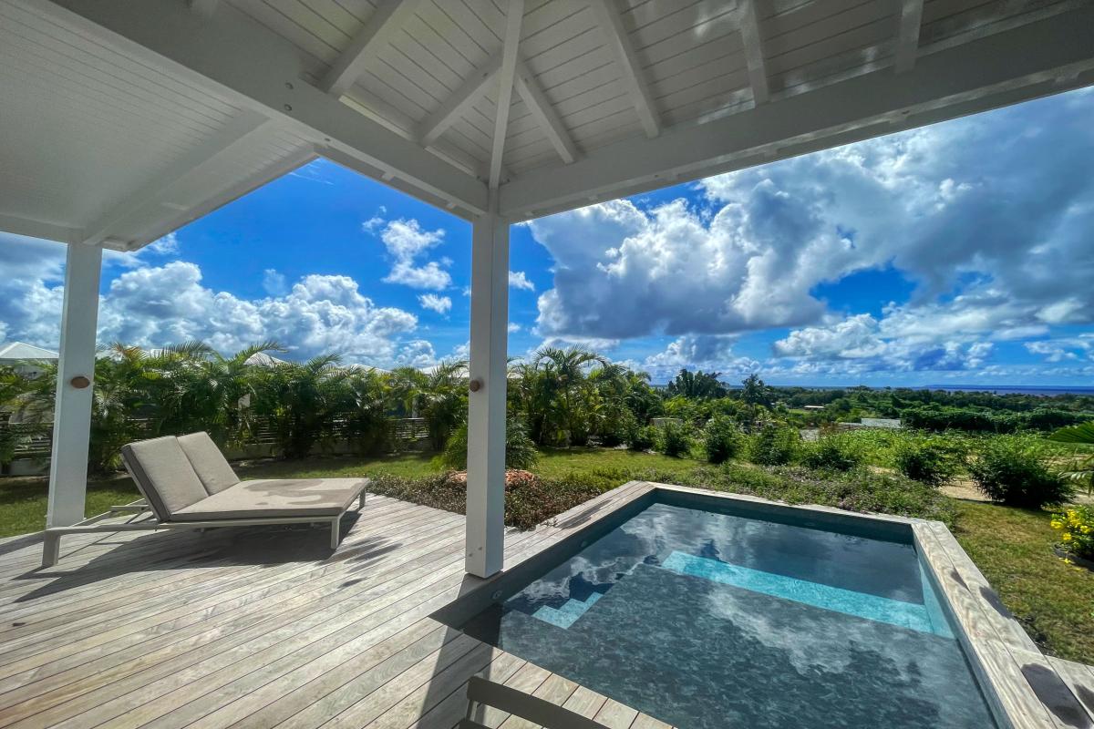 5.Location villa piscine vue mer St François Guadeloupe_Vue mer